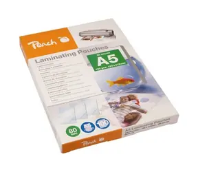 Peach folia do laminowania A5 - 100 szt. / 80mic / 100 szt
