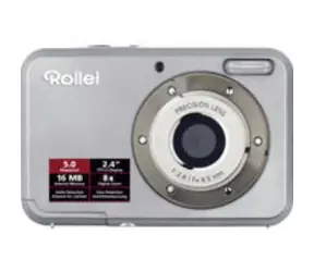 Rollei Compactline 52 / 5Mpix / 2.4" LCD / wideo HD / 8x Zoom / SD do 8GB / Srebrny