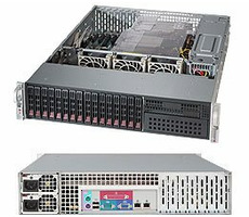 Serwer SuperMicro 2U (SYS-2028R-C1R4+) / 2x LGA 2011-3 / iC612 / 24x DDR4 ECC R / 8x SAS3+8x SATA3 HS (2,5") / 2x 920W
