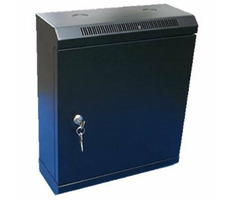 DATACOM 10" jednoczęściowy stojak 12U 140 czarny / drzwi metalowe