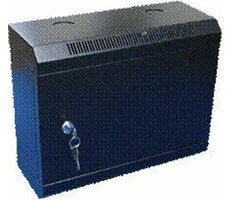 DATACOM 10" rack jednoczęściowy 6U 140 czarny/drzwi metalowe
