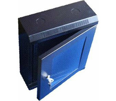 DATACOM 10" rack jednoczęściowy 9U 140 czarny/szklane drzwi