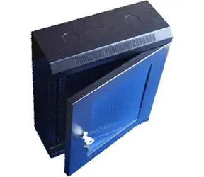 DATACOM 10" rack jednoczęściowy 9U 140 czarny/szklane drzwi