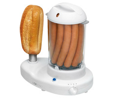 Clatronic HDM 3420 biały / Urządzenie do gotowania hotdogów i jajek 2 w 1 / 350 W / do 6 jaj / do 14 kiełbasek 