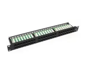 DATACOM Patch panel 19" STP 24 porty kat.5e LSA VL