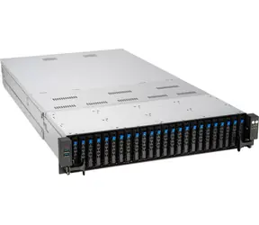 Serwer Asus RS720A-E11-RS24U czarny / AMD EPYC 7003 / AMD 2x SP3 / 32x DDR4 / 24x SATA / LAN / USB / 2U