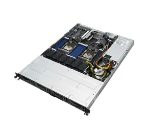 Serwer Asus RS500-E9-PS4 czarny / Intel Xeon / 2x LGA3647 / 16x DDR4 / 4X SATA / LAN / USB / 1U
