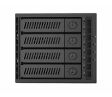 Chieftec CMR-3141SAS / kieszeń na dysk 4X SATA 3,5" i 2,5" / Hot-swap