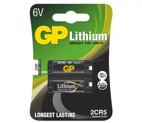 GP 2CR5 / bateria litowa 3 V / 1400 mAh 