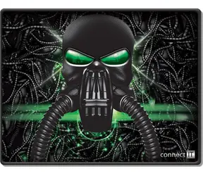 Connect IT CMP-1100-SM BATTLE RNBW czarna / Podkładka pod mysz do gier / 320 x 265 x 3 mm