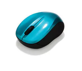 Mysz bezprzewodowa Verbatim Go Nano Blue / Laserowa bezprzewodowa / 1600 DPI / 3 przyciski / 1 kółko / 2xAAA 