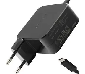Zasilacz sieciowy Asus do UX3490UA i UX490UAs czarny / 65W / USB typu C / wtyczka EU