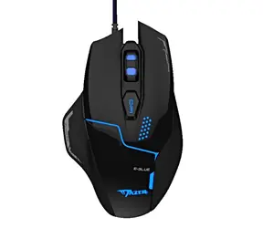 E-BLUE Mazer V2 czarna / mysz optyczna do gier / 6 przycisków / 1 kółko / przewodowa (USB) / 2500DPI