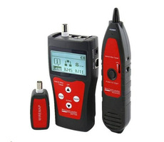 Tester Cable LAN Xtendlan TLCD76 z wyświetlaczem LCD / pomiarem STP i PSTN oraz kabli koncentrycznych i USB / długości linii + sonda