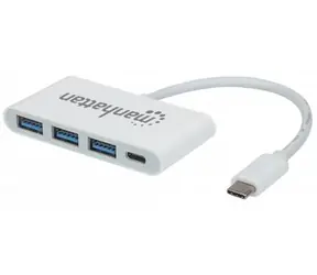 Koncentrator Manhattan USB-C 3.1 Gen 1 Type-C / 1x USB-C / 3x USB A