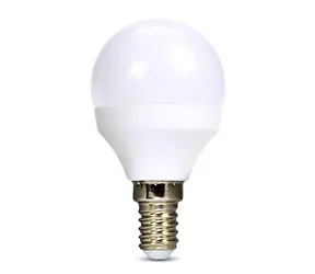 Żarówka LED Solight WZ415 E14 4W / miniglobe / 3000K / 340lm / biały design