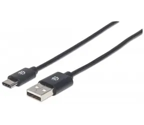 Kabel Manhattan Hi-Speed USB-C męski > USB 2.0 męski 