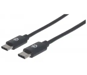 Kabel Manhattan Hi-Speed USB-C męski > USB-C męski 3M / czarny