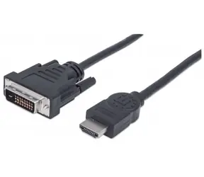 Kabel Manhattan do monitorów HDMI-DVI-D 1,8m / dual link