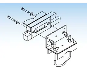 Adapter ISKRA do pionowego montażu anten