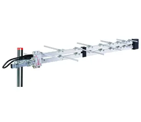 TESLA TE-2800 PW Antena zewnętrzna do odbioru sygnału DVB-T2 / 470-790 MHz / 9 dBi / wzmacniacz aktywny / ZESTAW MONTAŻOWY