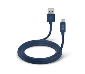 Kabel silikonowy SBS Polo USB-C niebieski / po sprzedaży