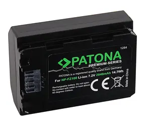Akumulator PATONA do foto Sony NP-FZ100 / 2040mAh / Li ION / Premium