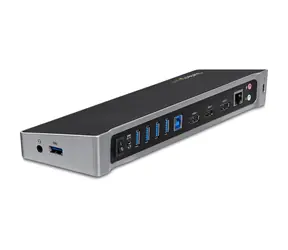 StarTech Triple video - stacja dokująca do laptopów / 2x DP / USB / Mini-jack 3,5mm / LAN