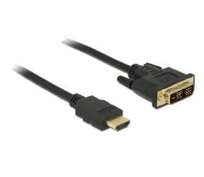 Kabel DeLock DVI - DVI-D 18+1 męski > HDMI A męski / 2 m 