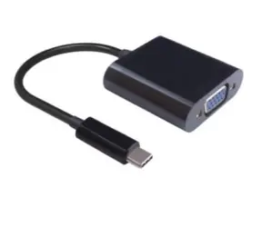 Adapter MicroConnect USB3.1 C (M) - VGA (F) / 20cm / czarny