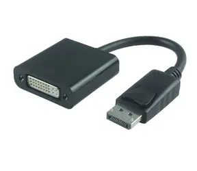 Adapter MicroConnect DisplayPort 1.2 - DVI-I MF / Dual-Link / 1920x1200 / 15 cm / czarny