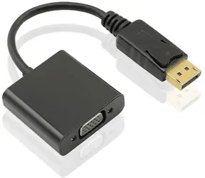 Adapter MicroConnect DisplayPort 1.2 - VGA MF / 15cm / Aktywny / 1920x1080 / czarny