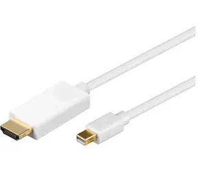 Kabel MicroConnect Mini DP 1.2 - HDMI MM / 3M / 1920x1080 / biały