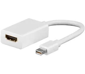 Adapter MicroConnect Mini DP - HDMI MF / 15 cm / 1920x1080 / biały