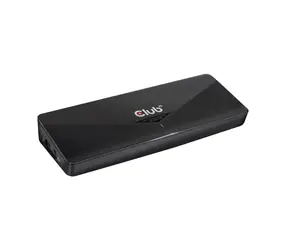 Stacja dokująca Club3D CSV-3103D Podwójny wyświetlacz / 4K / DP / HDMI / DVI-I / 3x gniazdo audio USB 3.0 / RJ45 / 3.5