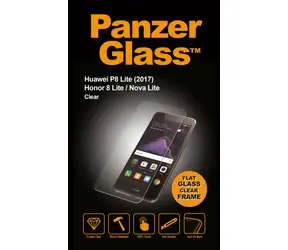 Szkło hartowane PanzerGlass do Huawei P8 i P9 Lite 2017 oraz Honor 8 Lite i Nova Lite Przezroczyste