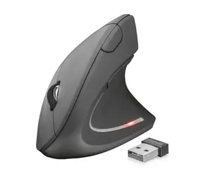 Trust bezprzewodowej myszy ergonomicznej Verto / Bezprzewodowa mysz ergonomiczna / 1600 DPI / 2,4 GHz / Nano USB 