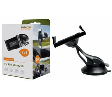 Aligator HA02 2w1 Uniwersalny uchwyt z ramionami dociskowymi / Szerokość telefonu: 6 - 9cm