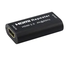PremiumCord Wzmacniacz HDMI czarny / 4Kx2K@60Hz / do 40m