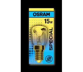 Żarówka piekarnikowa OSRAM 15W E14 / 85lm / 2700K / 1000h / 230V / noDIM / E / szkło przezroczyste 