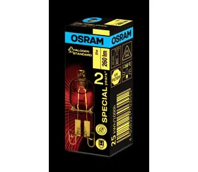 Żarówka piekarnikowa OSRAM 25W G9 / 260lm / 2700K / 2000h / DIM / G / Szkło przezroczyste 