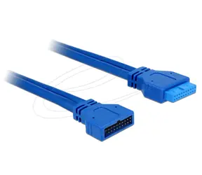 DeLock kabel przedłużający USB 3.0 ze złączem pinowym męskim > żeńskim