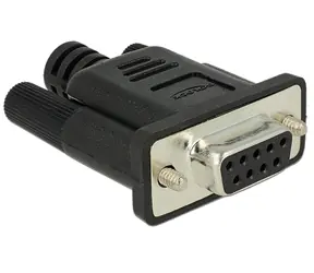 Adapter DeLock RS-232 DB9 żeński Loopback