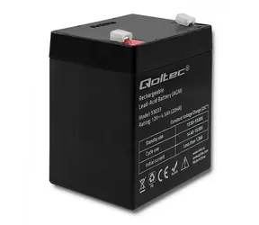 Akumulator Qoltec AGM 4,5Ah / 12V / max 1,35A