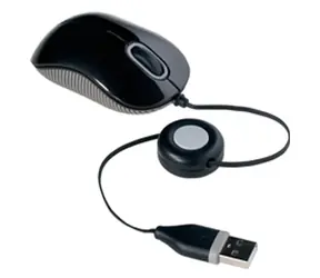 Targus AMU75EU Mysz optyczna czarna / przewodowa / 1000 dpi / USB