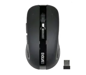 Evolveo WM430 czarna / bezprzewodowa mysz do gier / 1600 DPI / 7 przycisków