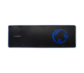 Nedis GMPD300BK - Podkładka pod mysz do gier Czarna / Antypoślizgowa i wodoodporna podstawa / 920 x 294 mm