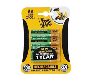 JCB RTU NiMH AA R06 2400mAh blister 4 szt.