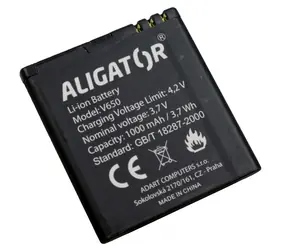 Oryginalny akumulator Aligator do V650 / Li- ION 1000 mAh