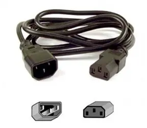 Przedłużacz sieciowy OEM Value czarny 220 V 1 m